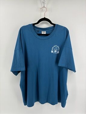Gymshark Heavy Duty Graphic Tee - Blue